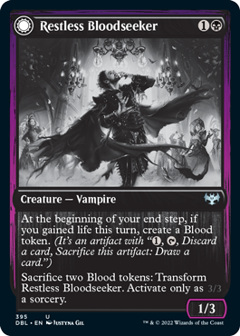 Restless Bloodseeker // Bloodsoaked Reveler [Innistrad: Double Feature] | Mindsight Gaming