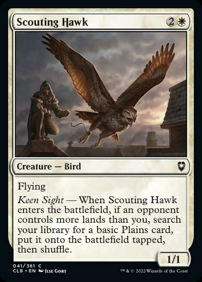 Scouting Hawk [Commander Legends: Battle for Baldur's Gate] | Mindsight Gaming