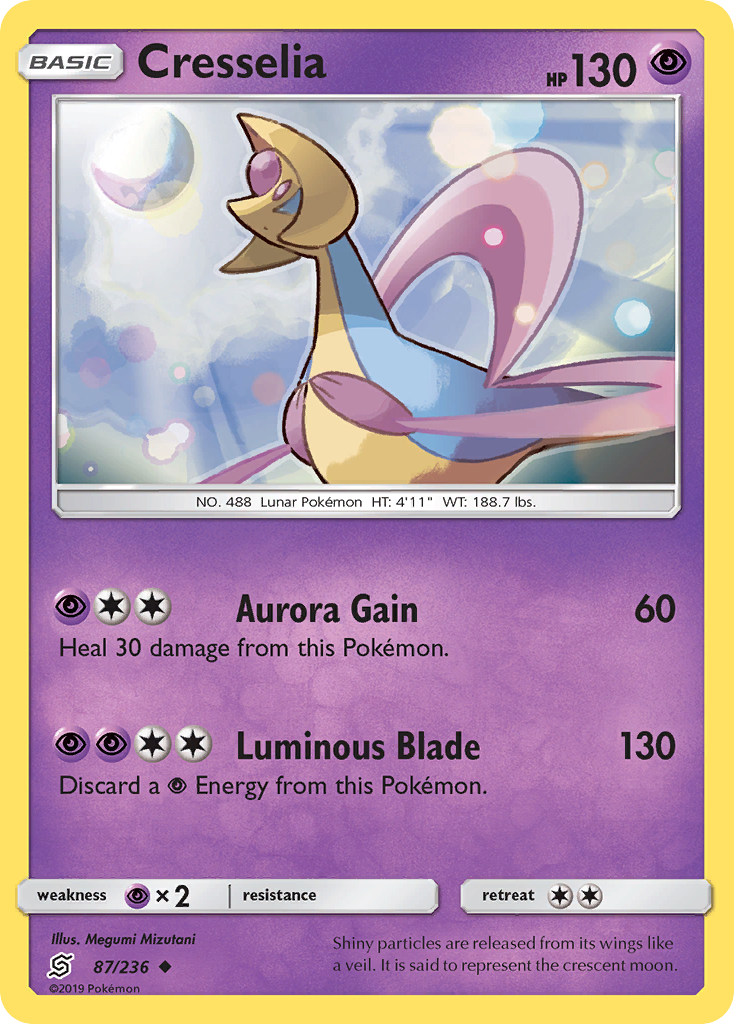 Cresselia (87/236) [Sun & Moon: Unified Minds] | Mindsight Gaming