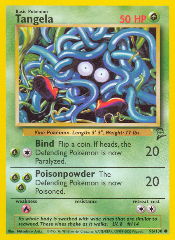 Tangela (96/130) [Base Set 2] | Mindsight Gaming