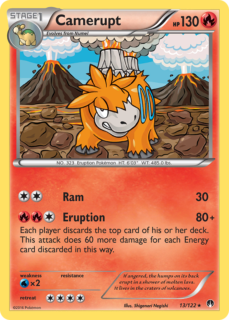 Camerupt (13/122) [XY: BREAKpoint] | Mindsight Gaming