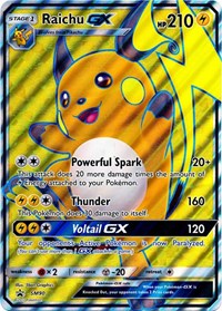 Raichu GX (SM90) (Jumbo Card) [Sun & Moon: Black Star Promos] | Mindsight Gaming