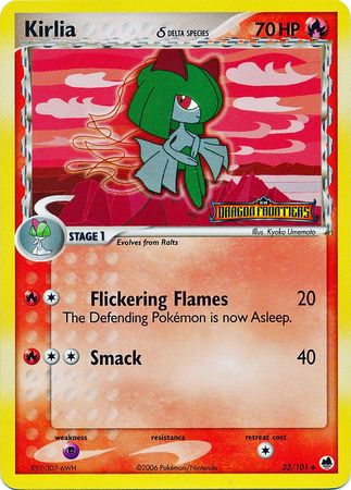 Kirlia (33/101) (Delta Species) (Stamped) [EX: Dragon Frontiers] | Mindsight Gaming