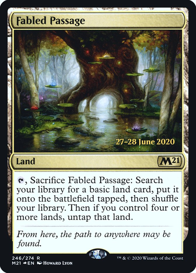 Fabled Passage  [Core Set 2021 Prerelease Promos] | Mindsight Gaming