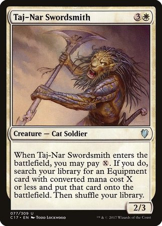 Taj-Nar Swordsmith [Commander 2017] | Mindsight Gaming