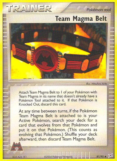 Team Magma Belt (81/95) [EX: Team Magma vs Team Aqua] | Mindsight Gaming