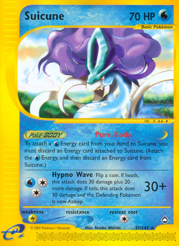 Suicune (37/147) [Aquapolis] | Mindsight Gaming