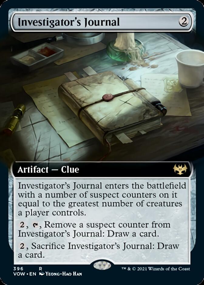 Investigator's Journal (Extended) [Innistrad: Crimson Vow] | Mindsight Gaming