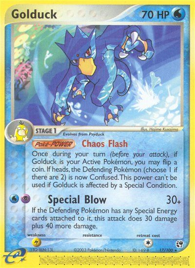 Golduck (17/100) [EX: Sandstorm] | Mindsight Gaming