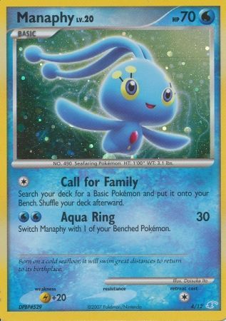 Manaphy (4/12) [Diamond & Pearl: Trainer Kit - Manaphy] | Mindsight Gaming