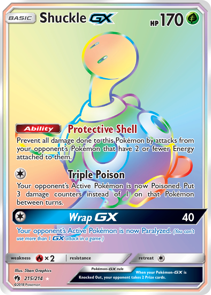 Shuckle GX (215/214) [Sun & Moon: Lost Thunder] | Mindsight Gaming