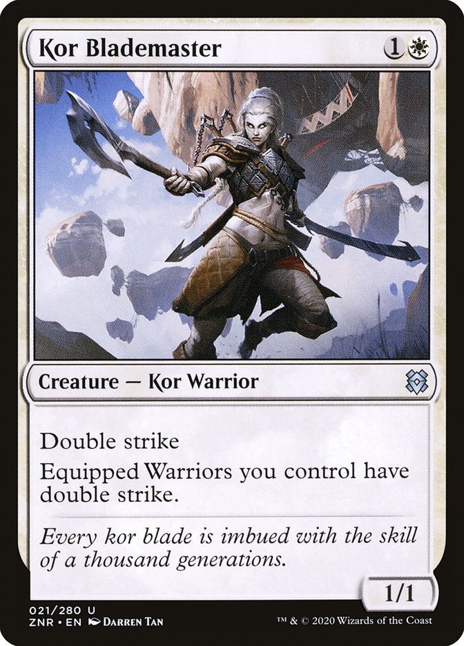 Kor Blademaster [Zendikar Rising] | Mindsight Gaming