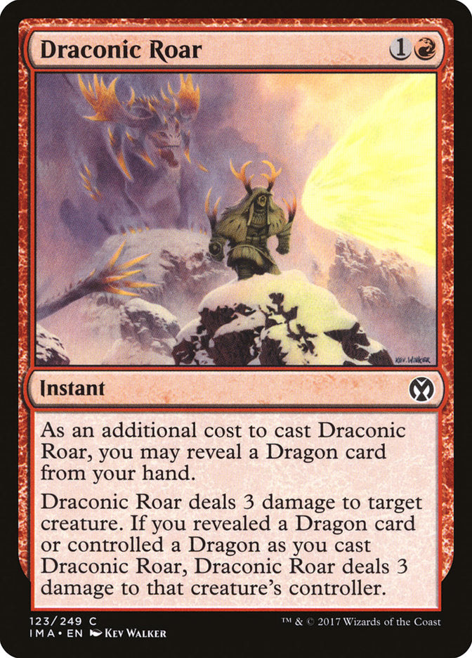 Draconic Roar [Iconic Masters] | Mindsight Gaming