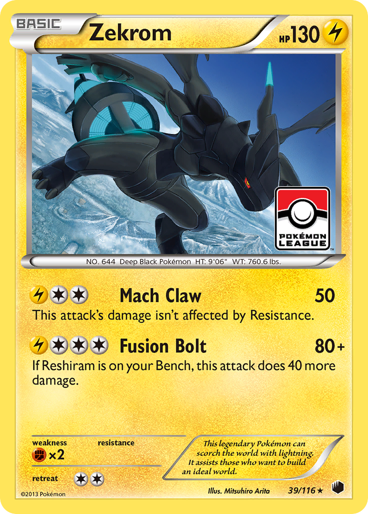 Zekrom (39/116) [Black & White: Plasma Freeze] | Mindsight Gaming