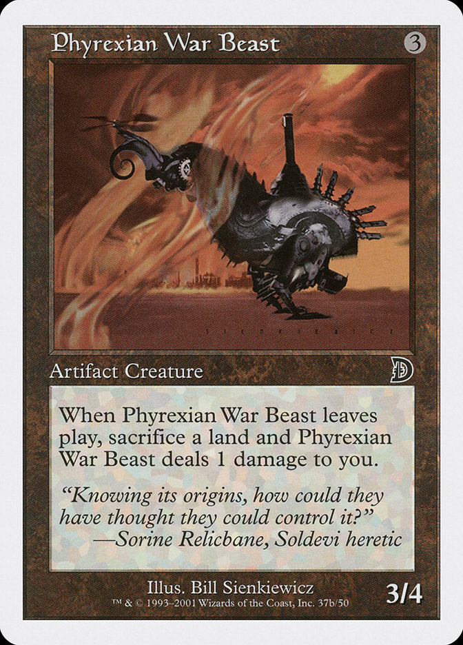 Phyrexian War Beast (Signature on Right) [Deckmasters] | Mindsight Gaming