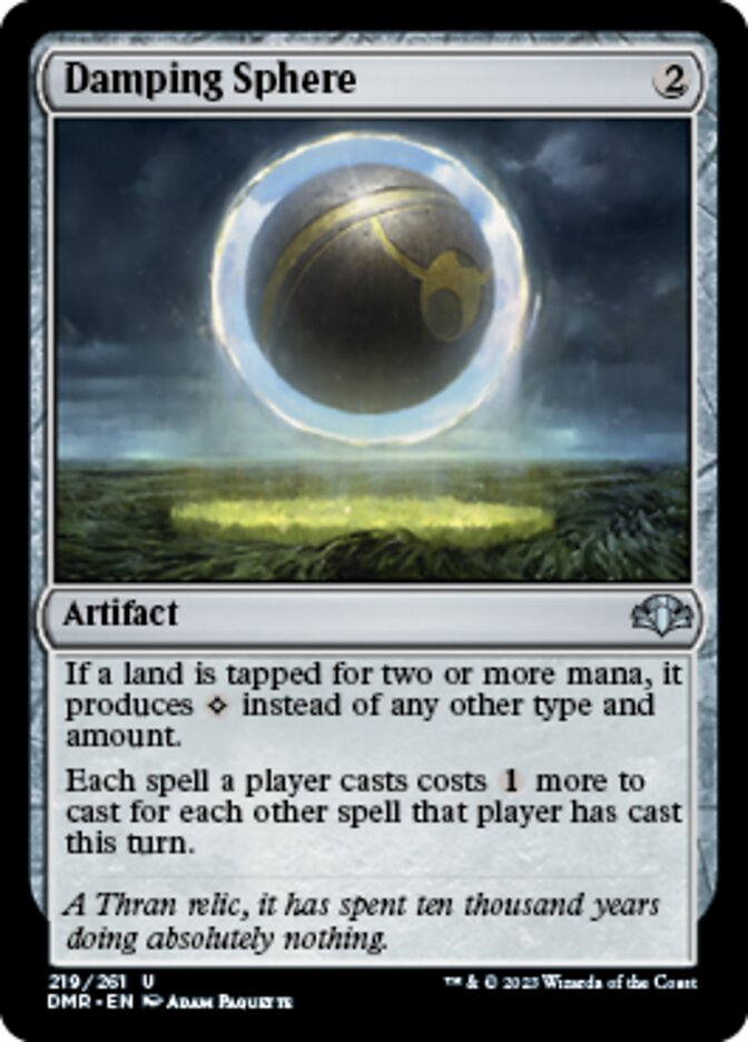 Damping Sphere [Dominaria Remastered] | Mindsight Gaming