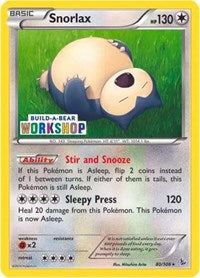 Snorlax (80/106) (Build-a-Bear Workshop Exclusive) [XY: Flashfire] | Mindsight Gaming