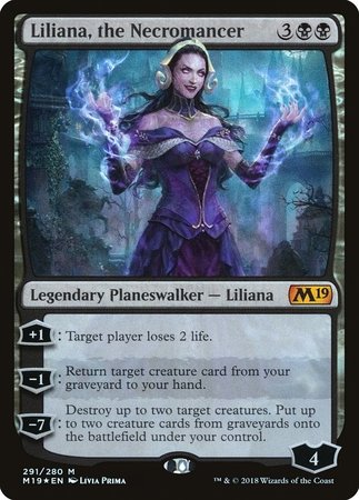 Liliana, the Necromancer [Core Set 2019] | Mindsight Gaming