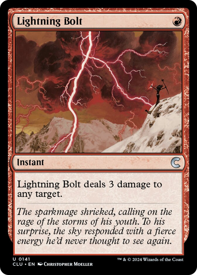 Lightning Bolt [Ravnica: Clue Edition] | Mindsight Gaming