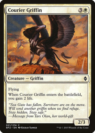 Courier Griffin [Battle for Zendikar] | Mindsight Gaming