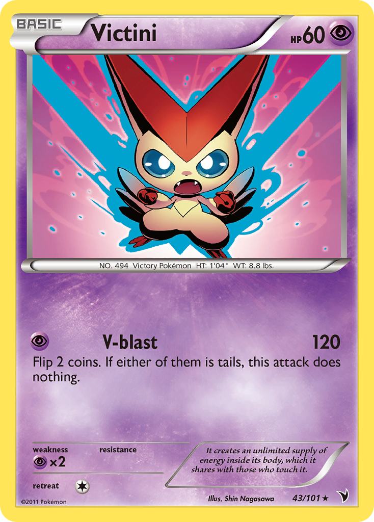 Victini (43/101) [Black & White: Noble Victories] | Mindsight Gaming