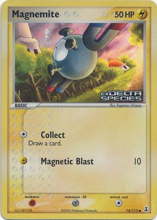 Magnemite (74/113) (Stamped) [EX: Delta Species] | Mindsight Gaming