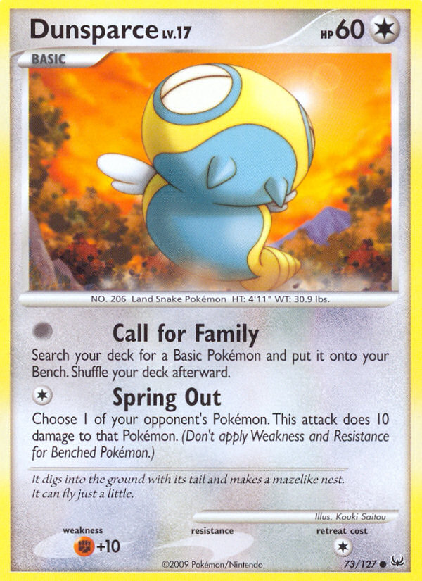 Dunsparce (73/127) [Platinum: Base Set] | Mindsight Gaming