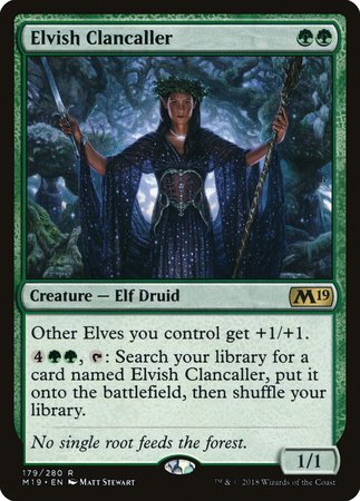 Elvish Clancaller [Core Set 2019] | Mindsight Gaming