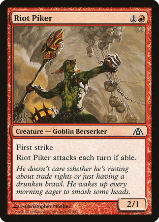 Riot Piker [Dragon's Maze] | Mindsight Gaming
