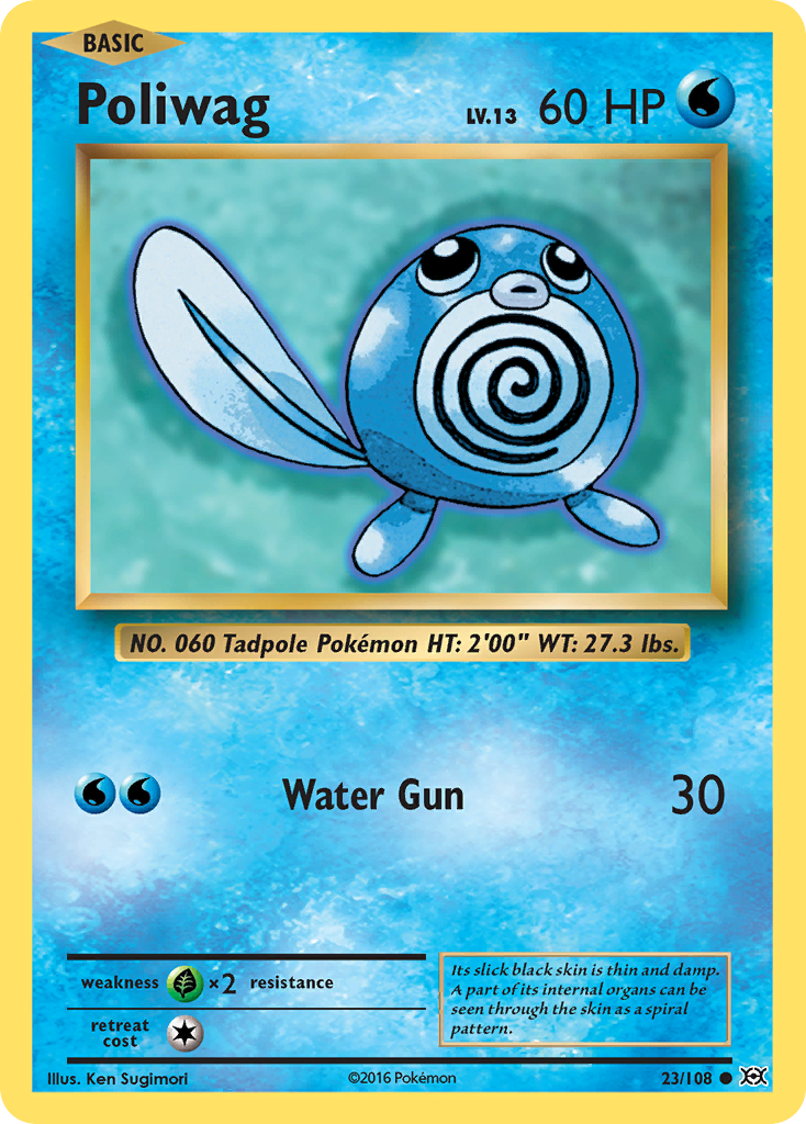 Poliwag (23/108) [XY: Evolutions] | Mindsight Gaming