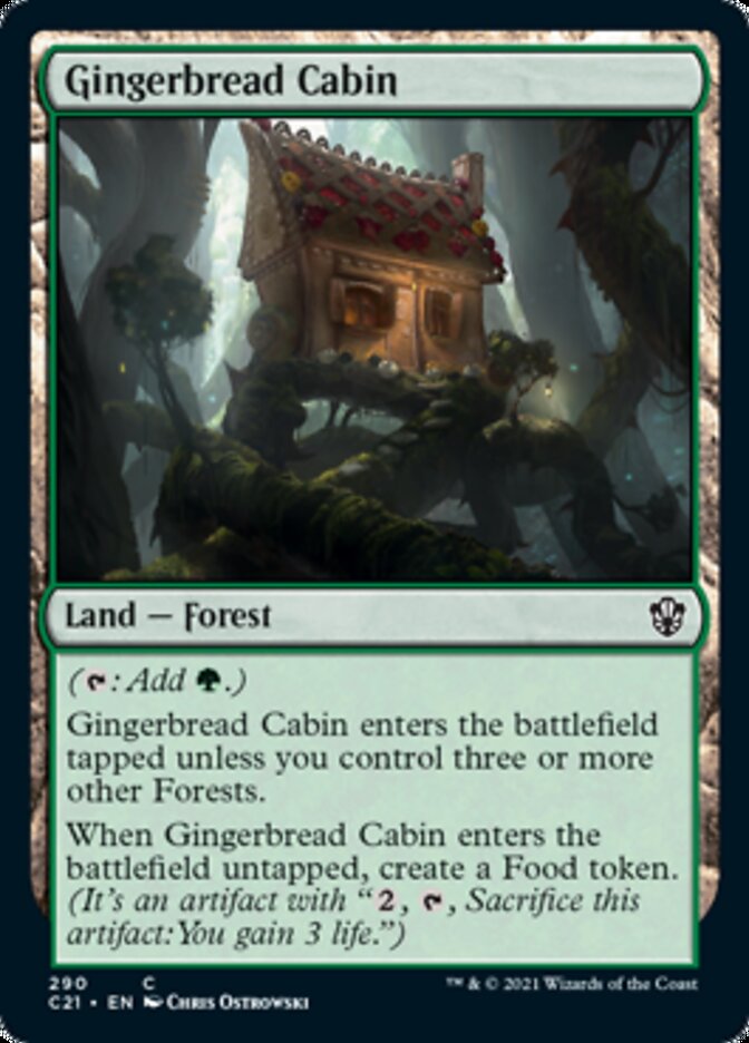 Gingerbread Cabin [Commander 2021] | Mindsight Gaming