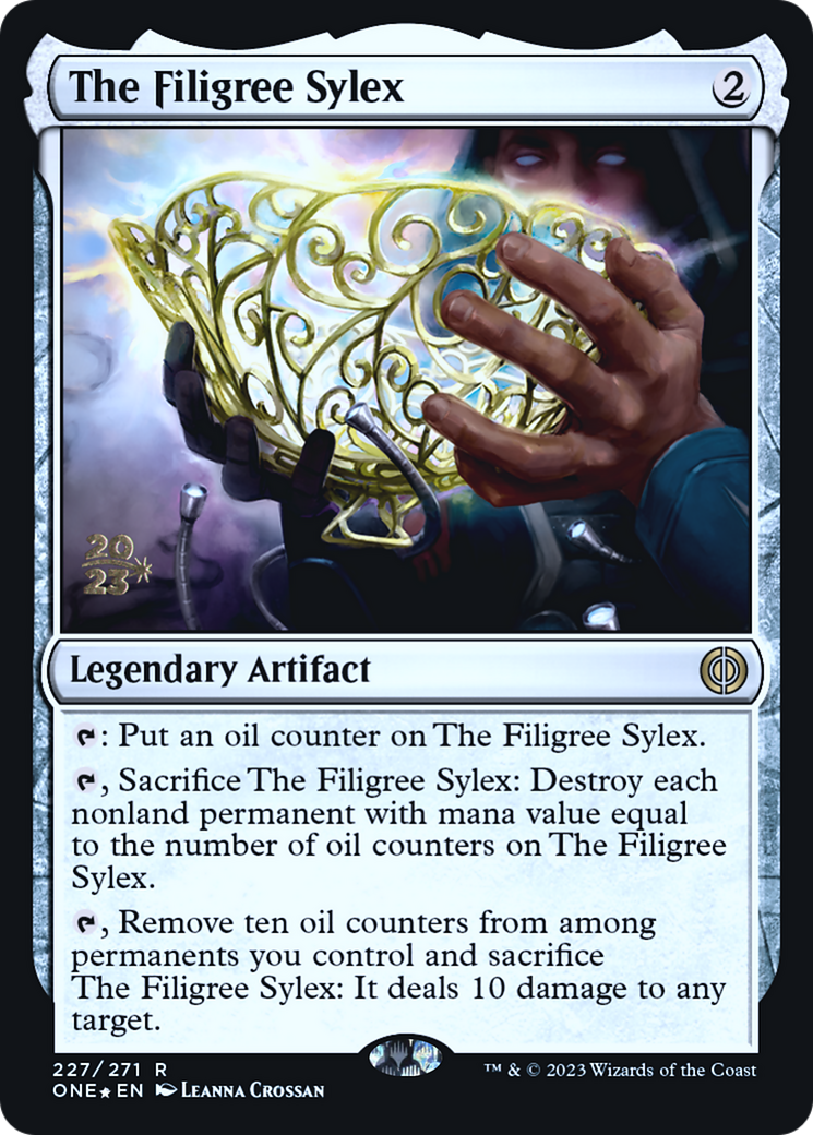 The Filigree Sylex [Phyrexia: All Will Be One Prerelease Promos] | Mindsight Gaming