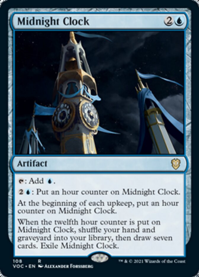 Midnight Clock [Innistrad: Crimson Vow Commander] | Mindsight Gaming