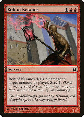 Bolt of Keranos [Born of the Gods] | Mindsight Gaming