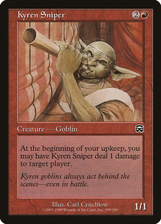 Kyren Sniper [Mercadian Masques] | Mindsight Gaming