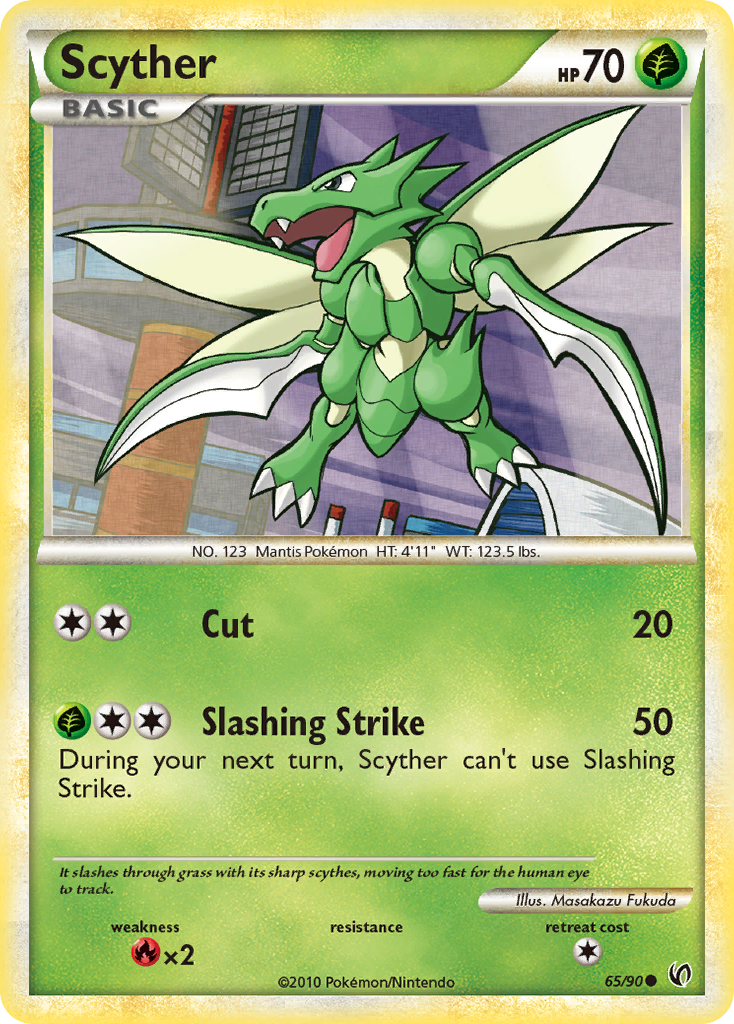 Scyther (65/90) [HeartGold & SoulSilver: Undaunted] | Mindsight Gaming