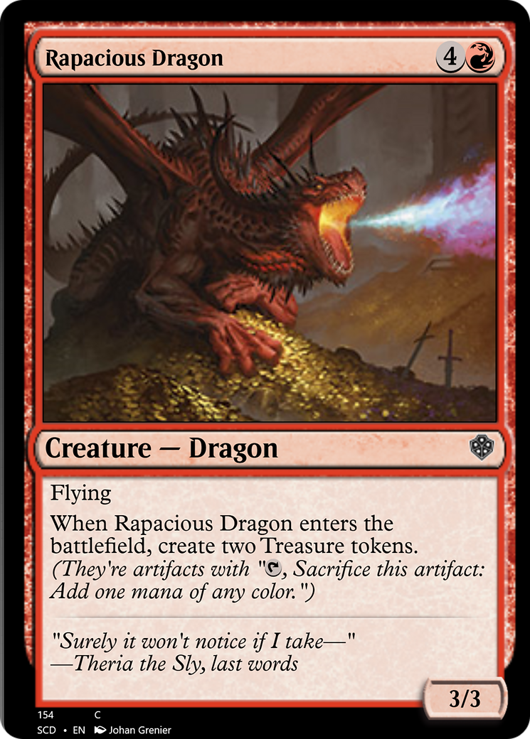 Rapacious Dragon [Starter Commander Decks] | Mindsight Gaming