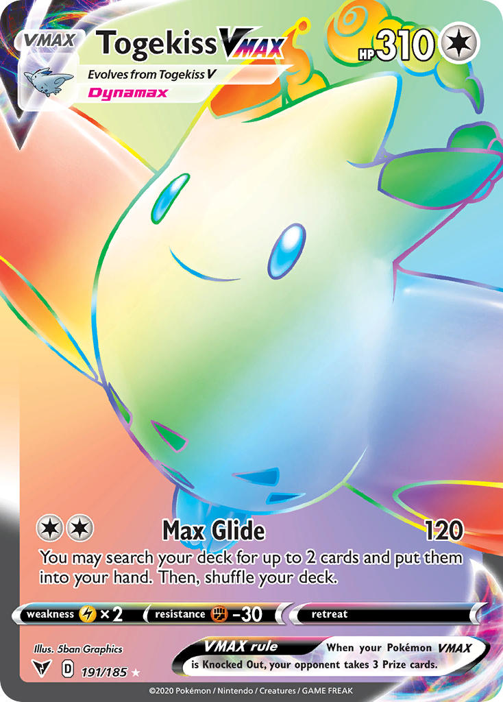 Togekiss VMAX (191/185) [Sword & Shield: Vivid Voltage] | Mindsight Gaming