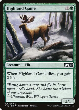 Highland Game [Core Set 2019] | Mindsight Gaming