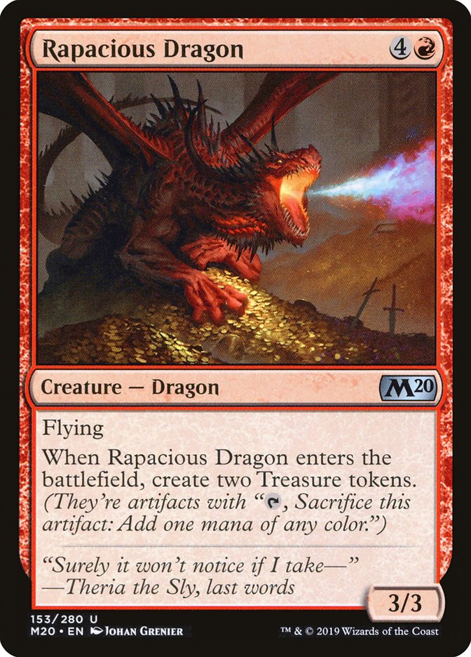 Rapacious Dragon [Core Set 2020] | Mindsight Gaming