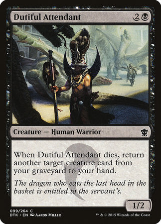 Dutiful Attendant [Dragons of Tarkir] | Mindsight Gaming