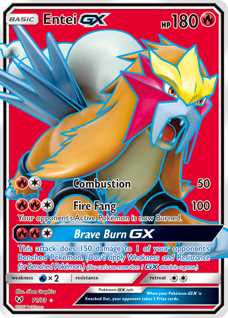 Entei GX (71/73) [Sun & Moon: Shining Legends] | Mindsight Gaming