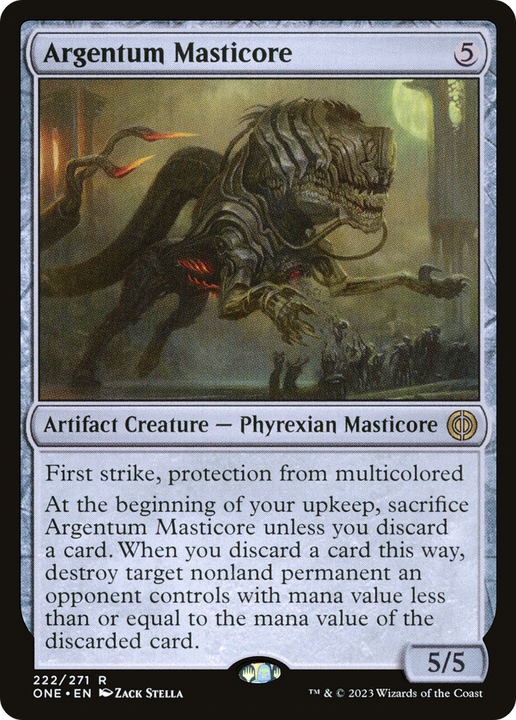 Argentum Masticore [Phyrexia: All Will Be One] | Mindsight Gaming