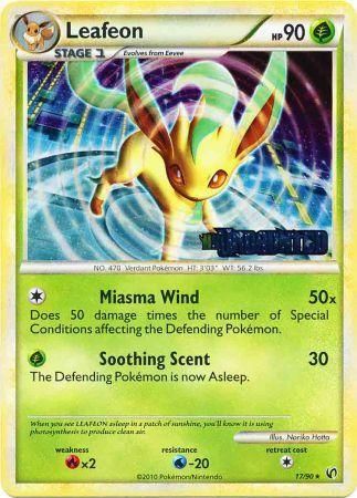 Leafeon (17/90) (Prerelease Promo) [Nintendo: Black Star Promos] | Mindsight Gaming