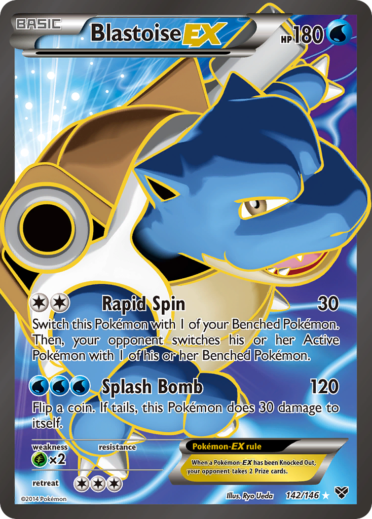 Blastoise EX (142/146) [XY: Base Set] | Mindsight Gaming