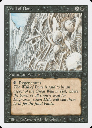 Wall of Bone [Revised Edition] | Mindsight Gaming