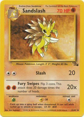 Sandslash (41/62) [Fossil Unlimited] | Mindsight Gaming