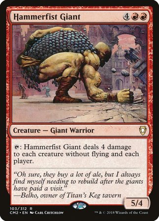 Hammerfist Giant [Commander Anthology Volume II] | Mindsight Gaming