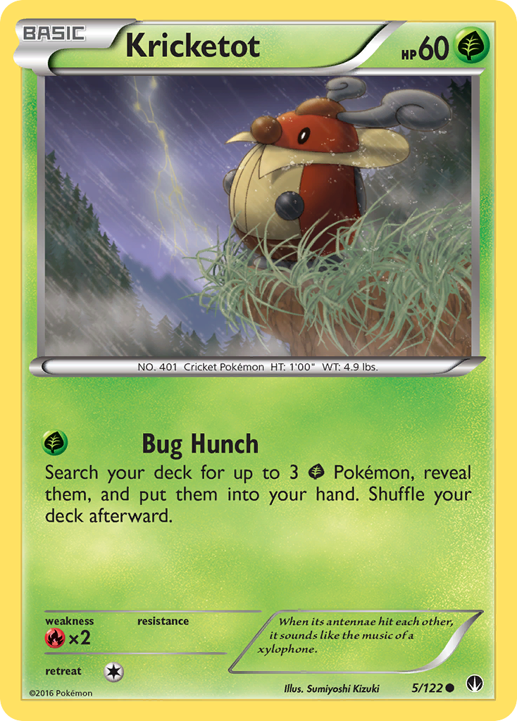 Kricketot (5/122) [XY: BREAKpoint] | Mindsight Gaming