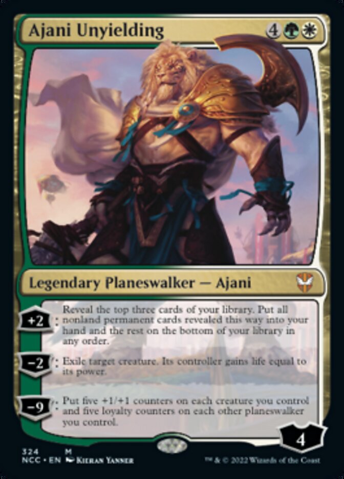 Ajani Unyielding [Streets of New Capenna Commander] | Mindsight Gaming